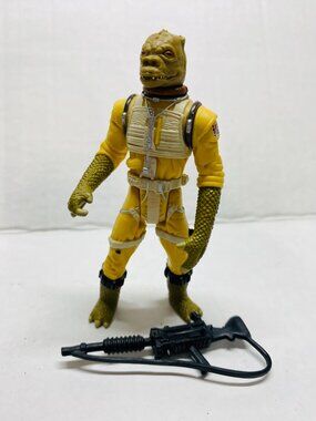 1997 STAR WARS POWER OF THE FORCE Bossk Trandoshan Bounty Hunter 3.75" Figure VG